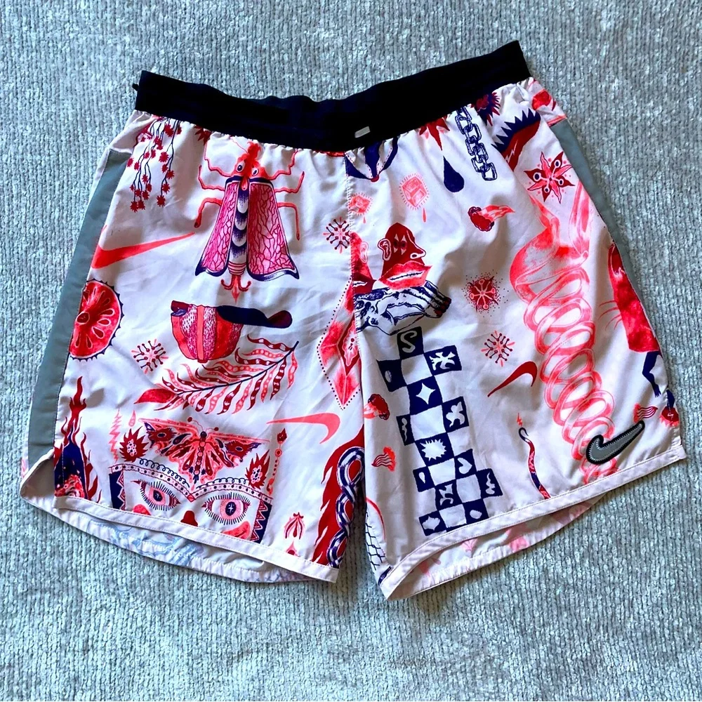 Nike Stride Wild‎ Running Shorts Men’s Size XL Dri-fit Psychedelic Rare